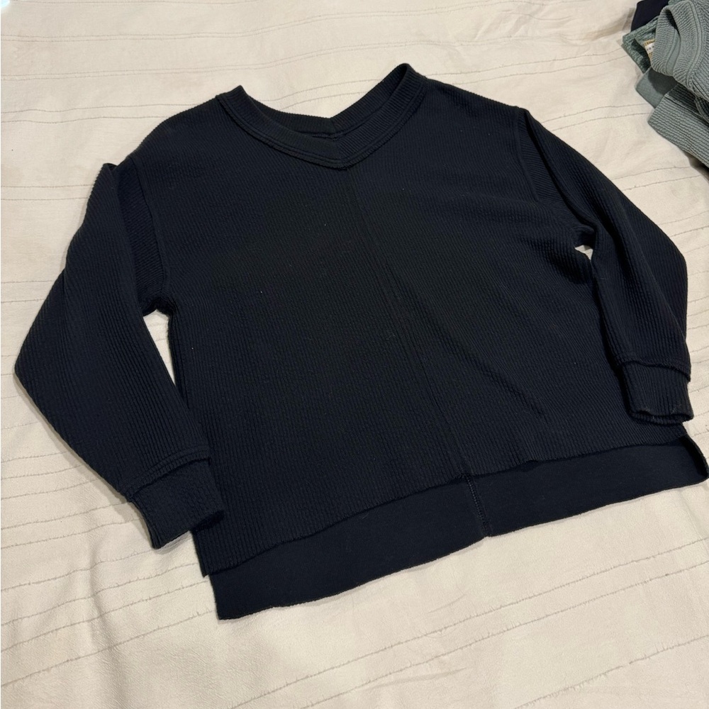 Aerie Cozy Ribbed Sweatshirt